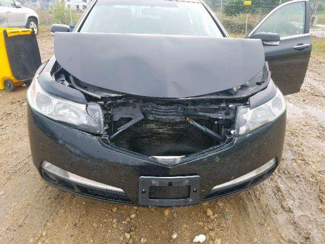 19UUA8F55AA005949 - 2010 ACURA TL BLACK photo 7