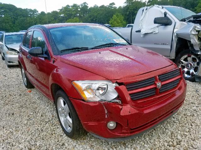 1B3HB48B17D258638 - 2007 DODGE CALIBER SX BURGUNDY photo 1