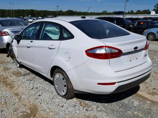 3FADP4AJ1JM108305 - 2018 FORD FIESTA S WHITE photo 3