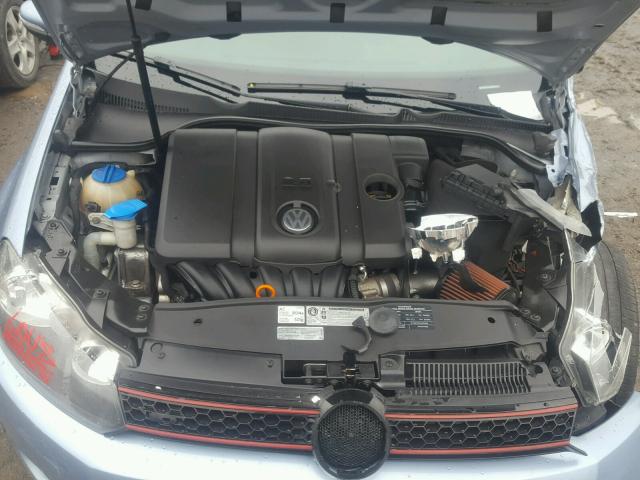 WVWDB7AJ3BW333210 - 2011 VOLKSWAGEN GOLF 蓝色 照片 7