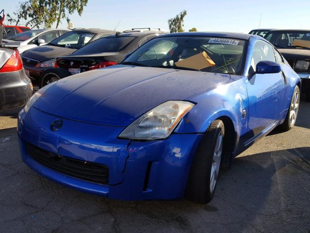 JN1AZ34D75M602647 - 2005 NISSAN 350Z COUPE BLUE photo 2