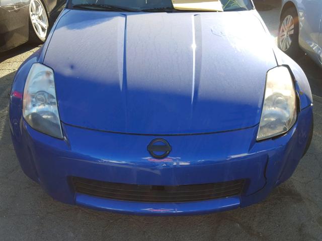 JN1AZ34D75M602647 - 2005 NISSAN 350Z COUPE BLUE photo 7