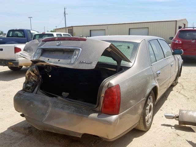 1G6KD54Y24U238007 - 2004 CADILLAC DEVILLE TAN photo 4