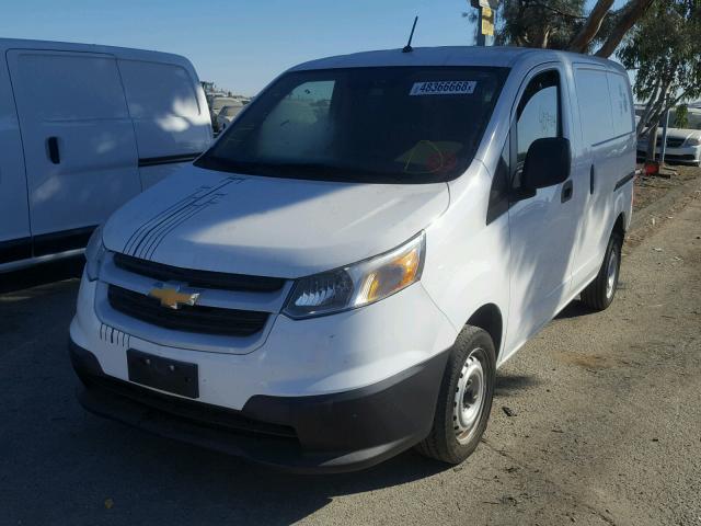 3N63M0YN9FK730537 - 2015 CHEVROLET CITY EXPRE WHITE photo 2