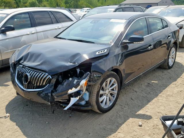 1G4GB5G37GF158862 - 2016 BUICK LACROSSE BLACK photo 2