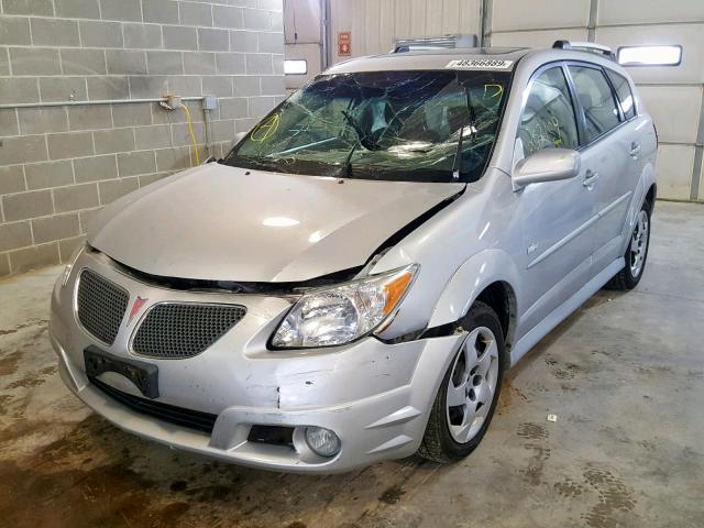 5Y2SM67826Z406197 - 2006 PONTIAC VIBE SILVER photo 2