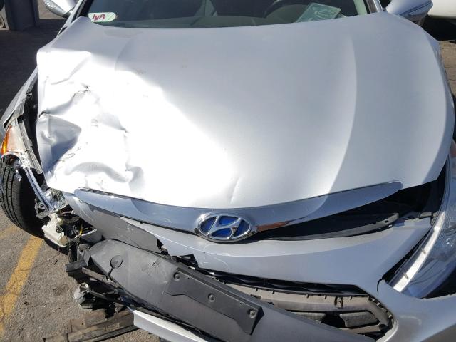 KMHEC4A46BA018369 - 2011 HYUNDAI SONATA HYB SILVER photo 7