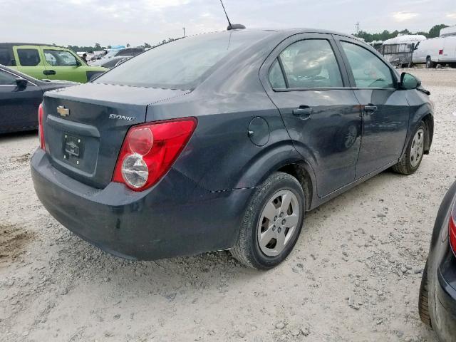 1G1JA5SH3G4104396 - 2016 CHEVROLET SONIC LS 黑色 照片 4