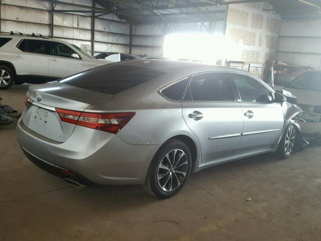 4T1BK1EB8GU236428 - 2016 TOYOTA AVALON XLE SILVER photo 4