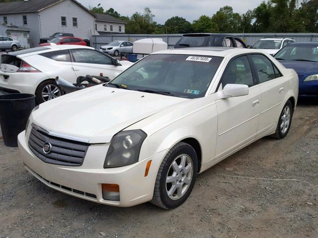 1G6DP567950131257 - 2005 CADILLAC CTS HI FEA WHITE photo 2