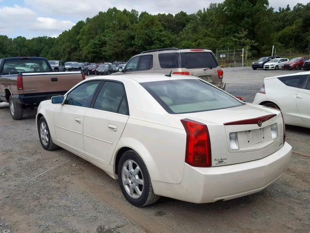 1G6DP567950131257 - 2005 CADILLAC CTS HI FEA WHITE photo 3