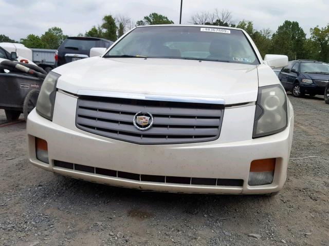 1G6DP567950131257 - 2005 CADILLAC CTS HI FEA WHITE photo 9