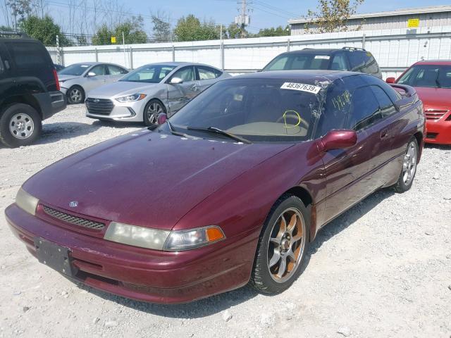 JF1CX8655VH100300 - 1997 SUBARU SVX LSI BURGUNDY photo 2