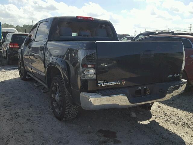 5TFDW5F19BX183437 - 2011 TOYOTA TUNDRA CRE BLACK photo 3