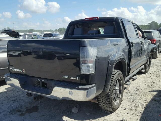 5TFDW5F19BX183437 - 2011 TOYOTA TUNDRA CRE BLACK photo 4