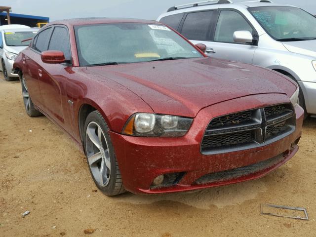 2C3CDXHG6EH300774 - 2014 DODGE CHARGER SX RED photo 1