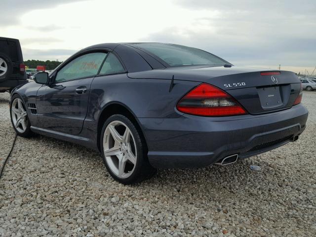 WDBSK71FX9F148812 - 2009 MERCEDES-BENZ SL 550 GRAY photo 3