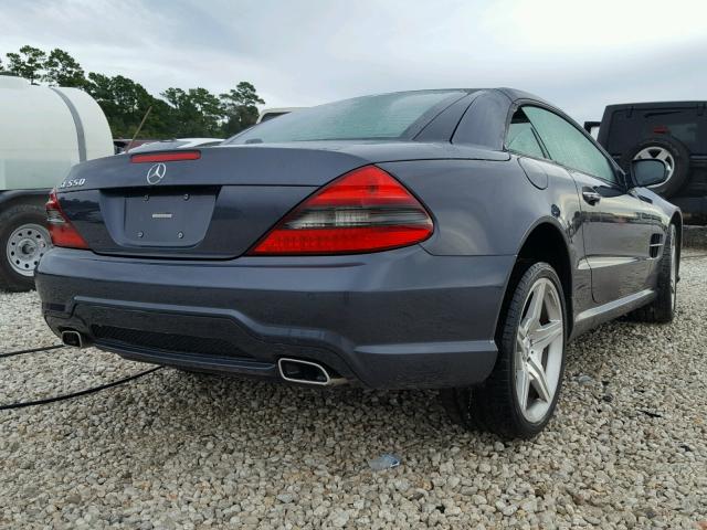 WDBSK71FX9F148812 - 2009 MERCEDES-BENZ SL 550 GRAY photo 4