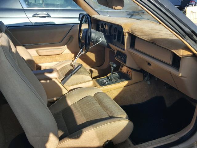 1FABP2737EF229141 - 1984 FORD MUSTANG GL BEIGE photo 5