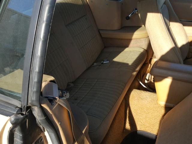 1FABP2737EF229141 - 1984 FORD MUSTANG GL BEIGE photo 6