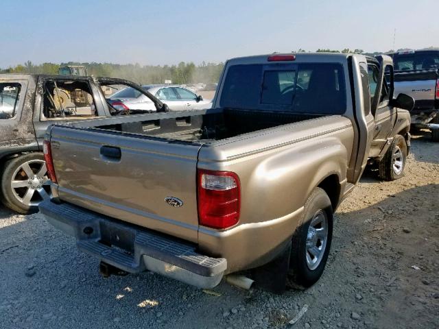 1FTYR44U44PA19743 - 2004 FORD RANGER SUP GOLD photo 4