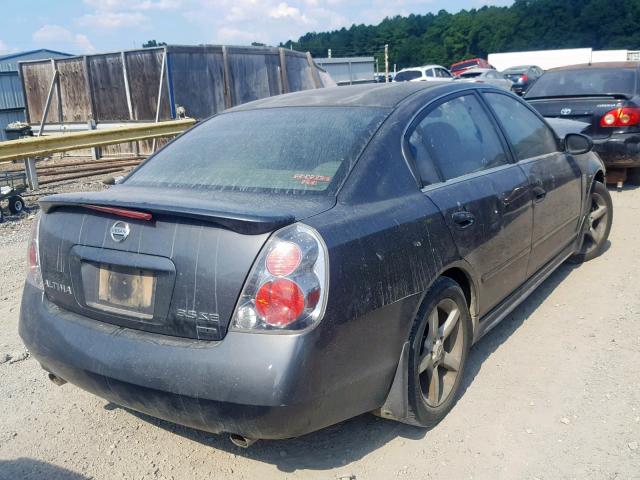 1N4BL11D85N430883 - 2005 NISSAN ALTIMA SE GRAY photo 4