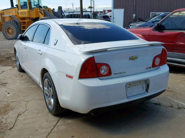 1G1ZC5E07AF272394 - 2010 CHEVROLET MALIBU 1LT WHITE photo 3