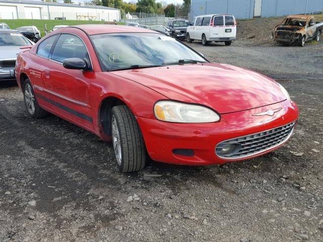 4C3AG42H61E076615 - 2001 CHRYSLER SEBRING LX RED photo 1