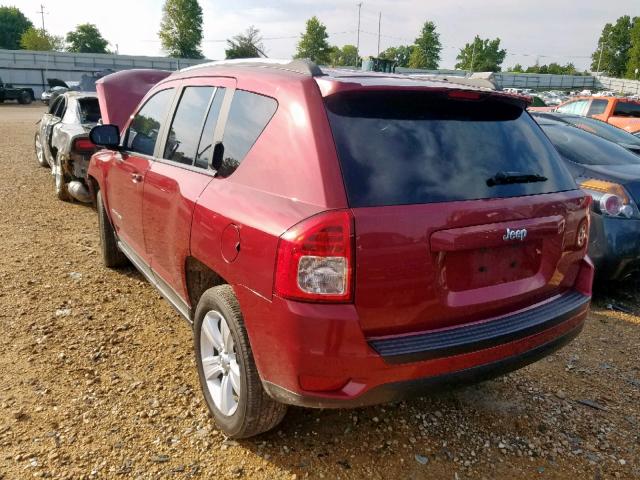 1C4NJCBB6CD615264 - 2012 JEEP COMPASS SP RED photo 3