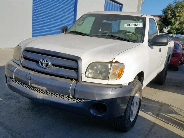 5TBJU32136S474183 - 2006 TOYOTA TUNDRA WHITE photo 2