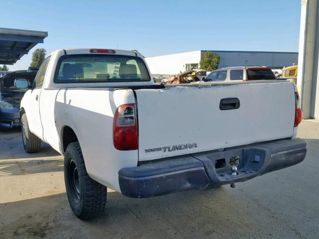 5TBJU32136S474183 - 2006 TOYOTA TUNDRA WHITE photo 3