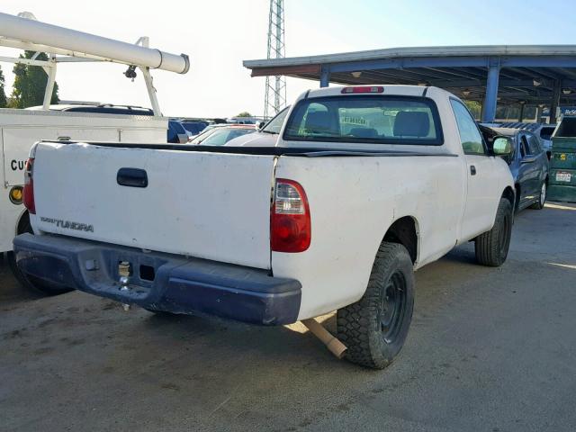 5TBJU32136S474183 - 2006 TOYOTA TUNDRA WHITE photo 4