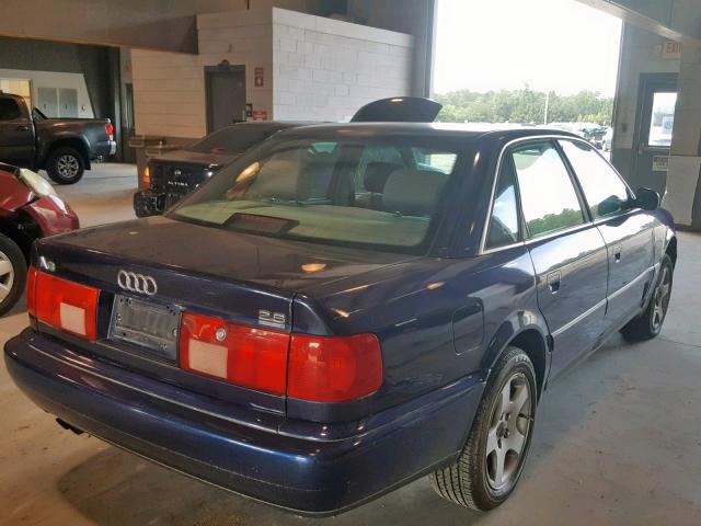 WAUGC84A0VN033014 - 1997 AUDI A6 2.8 QUA BLUE photo 4