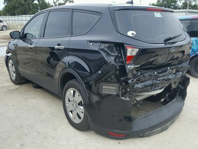 1FMCU0F77HUA20140 - 2017 FORD ESCAPE S BLACK photo 3