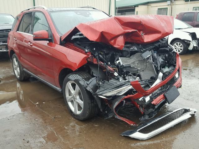 4JGDA5HB4HA967617 - 2017 MERCEDES-BENZ GLE 350 4M RED photo 1