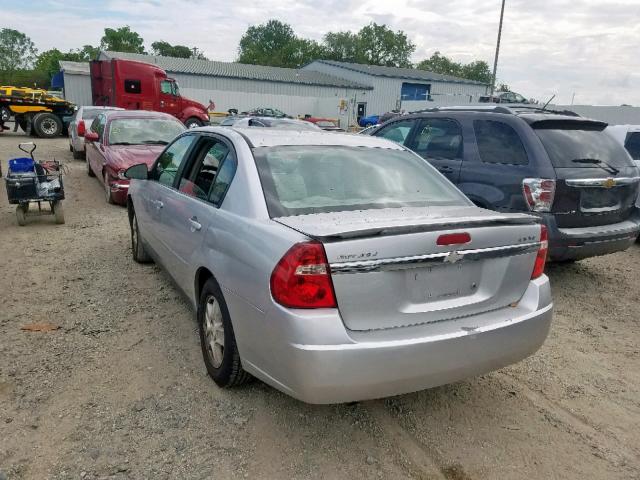 1G1ZT52885F296672 - 2005 CHEVROLET MALIBU LS SILVER photo 3