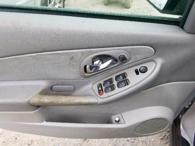 1G1ZT52885F296672 - 2005 CHEVROLET MALIBU LS SILVER photo 9