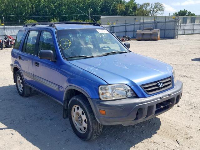 JHLRD2849YC001904 - 2000 HONDA CR-V LX BLUE photo 1