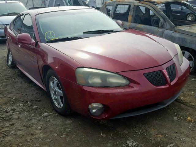 2G2WP522041108490 - 2004 PONTIAC GRAND PRIX MAROON photo 1