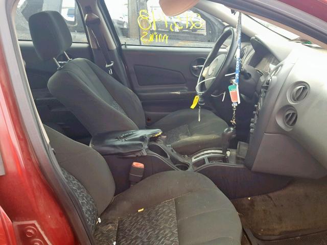 2G2WP522041108490 - 2004 PONTIAC GRAND PRIX MAROON photo 5