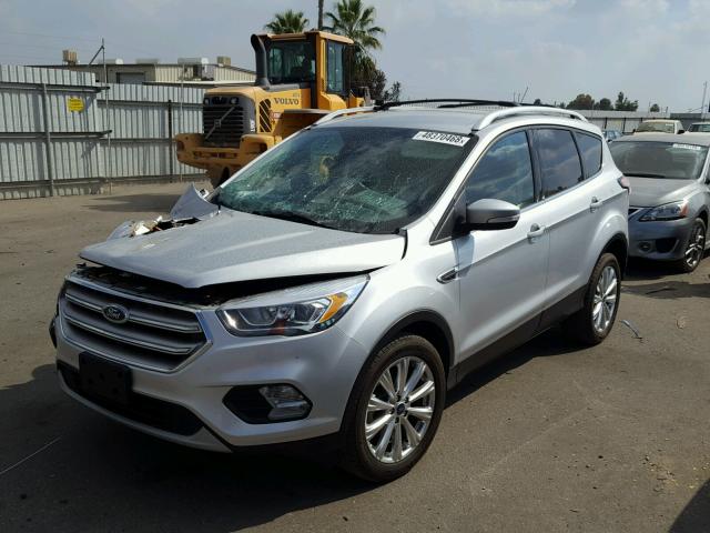 1FMCU0JD2HUD20293 - 2017 FORD ESCAPE TIT SILVER photo 2