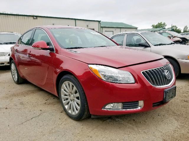 2G4GS5EV5D9171408 - 2013 BUICK REGAL PREM RED photo 1