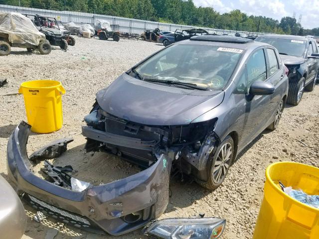 3HGGK5H82FM733061 - 2015 HONDA FIT EX CHARCOAL photo 2