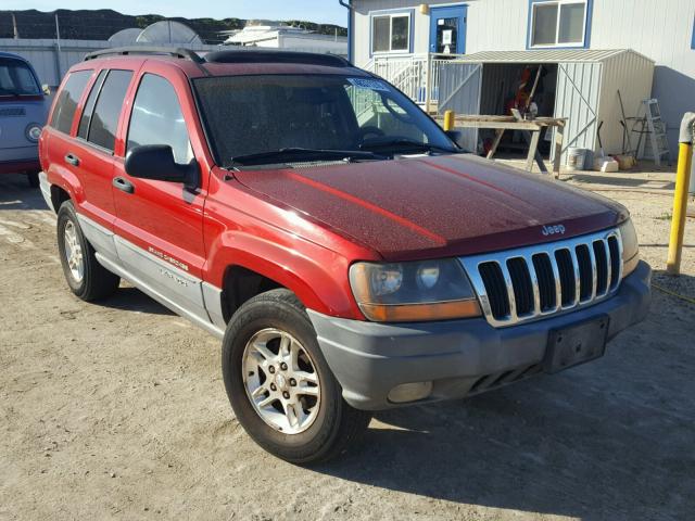 1J4GX48S82C118185 - 2002 JEEP GRAND CHER RED photo 1