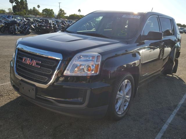 2GKALMEK0H6327096 - 2017 GMC TERRAIN SL BLACK photo 2