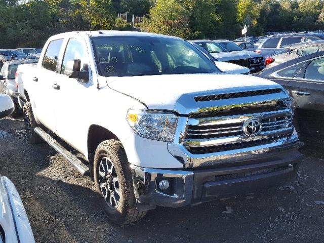 5TFDW5F15HX645906 - 2017 TOYOTA TUNDRA CRE WHITE photo 1