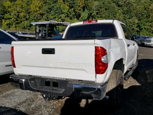 5TFDW5F15HX645906 - 2017 TOYOTA TUNDRA CRE WHITE photo 4