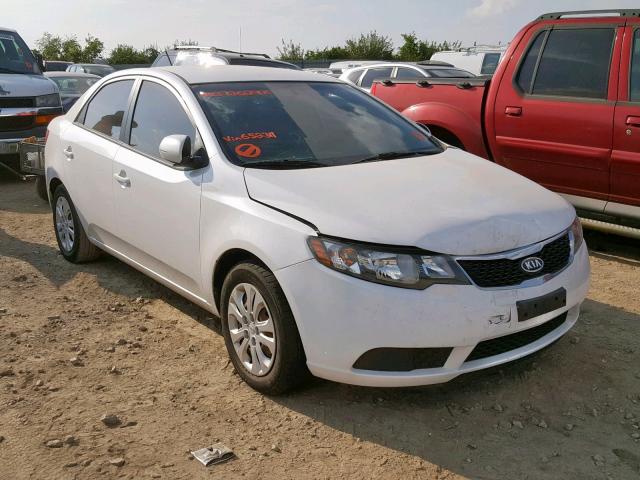 KNAFU4A24D5652311 - 2013 KIA FORTE EX WHITE photo 1