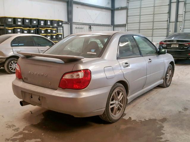 JF1GD29665G503171 - 2005 SUBARU IMPREZA WR SILVER photo 4