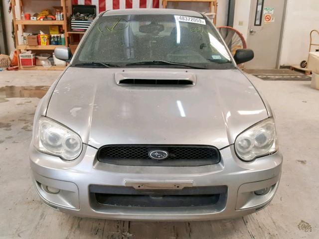 JF1GD29665G503171 - 2005 SUBARU IMPREZA WR SILVER photo 9